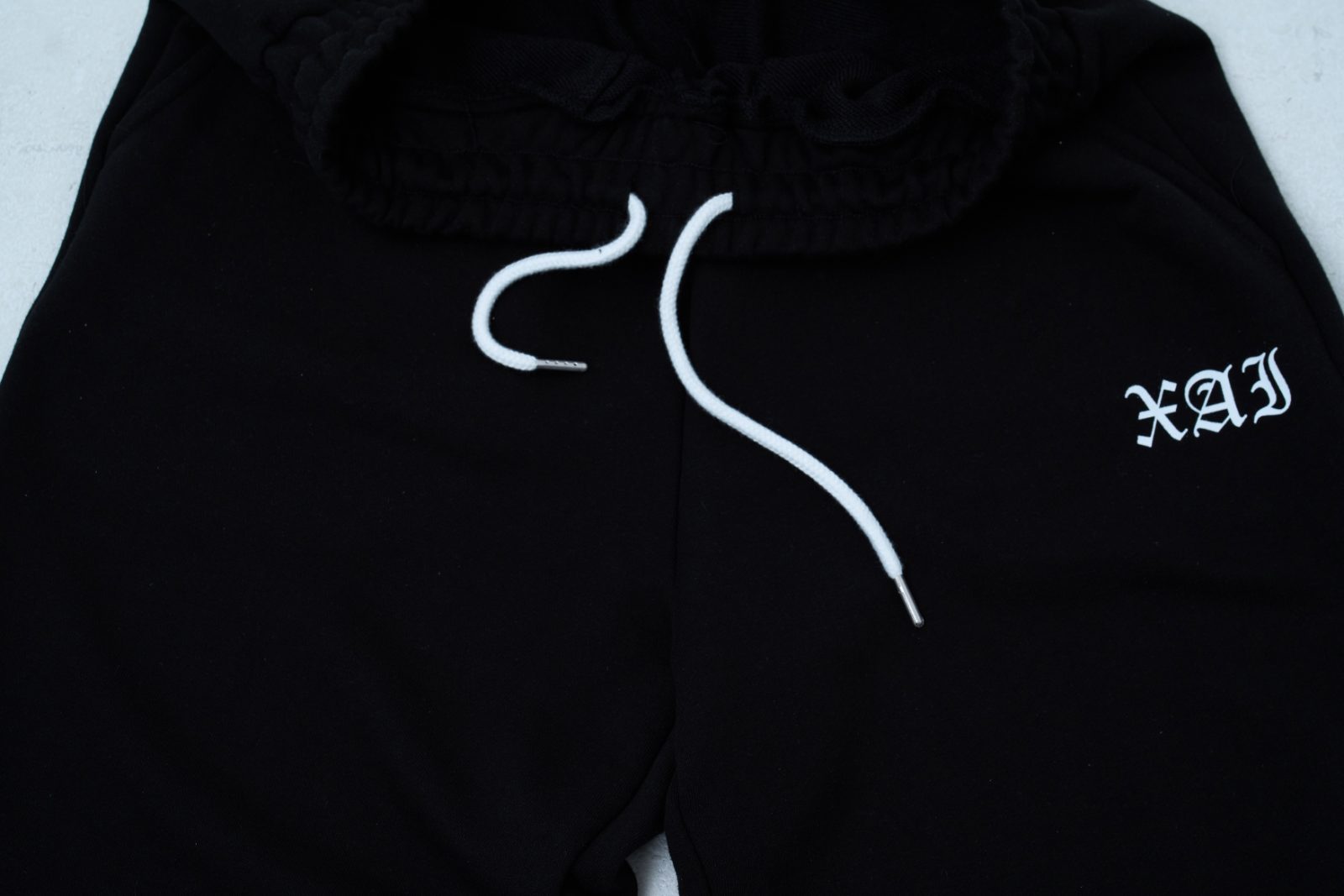 XAI Font Wide Pants - Black 6