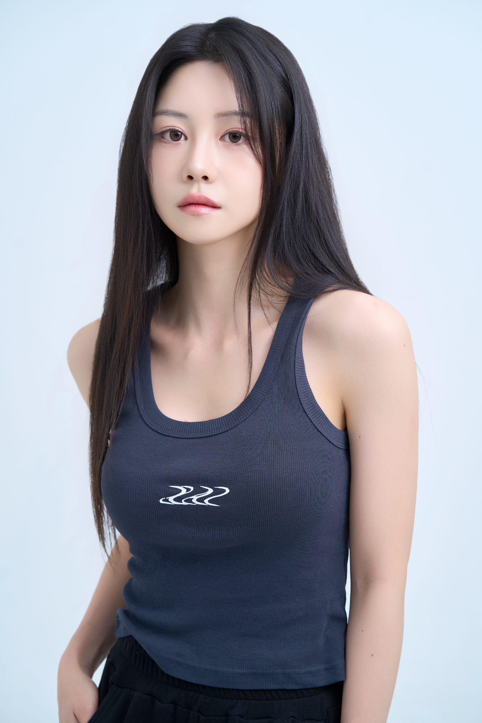 πππ Women Signature Logo Sleeveless Top - Dark Navy 3