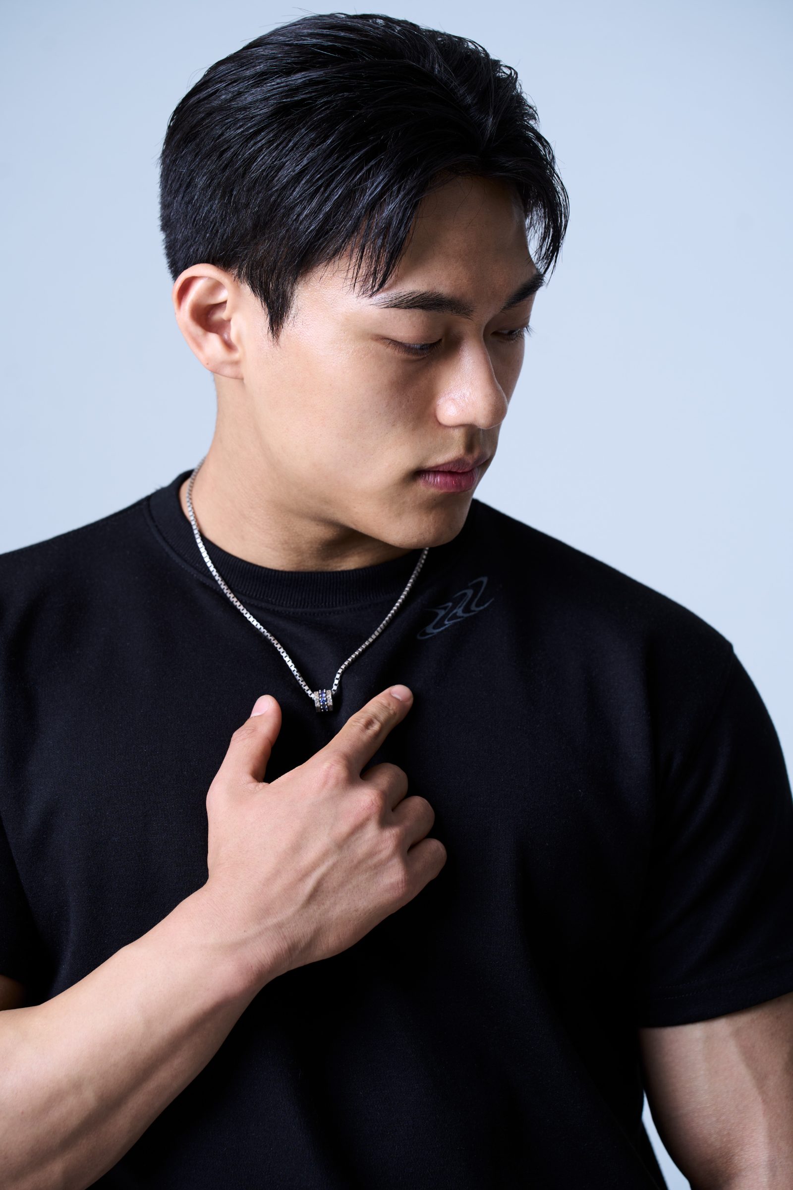XAI Signature Logo Slim Fit T-Shirt - Black 4