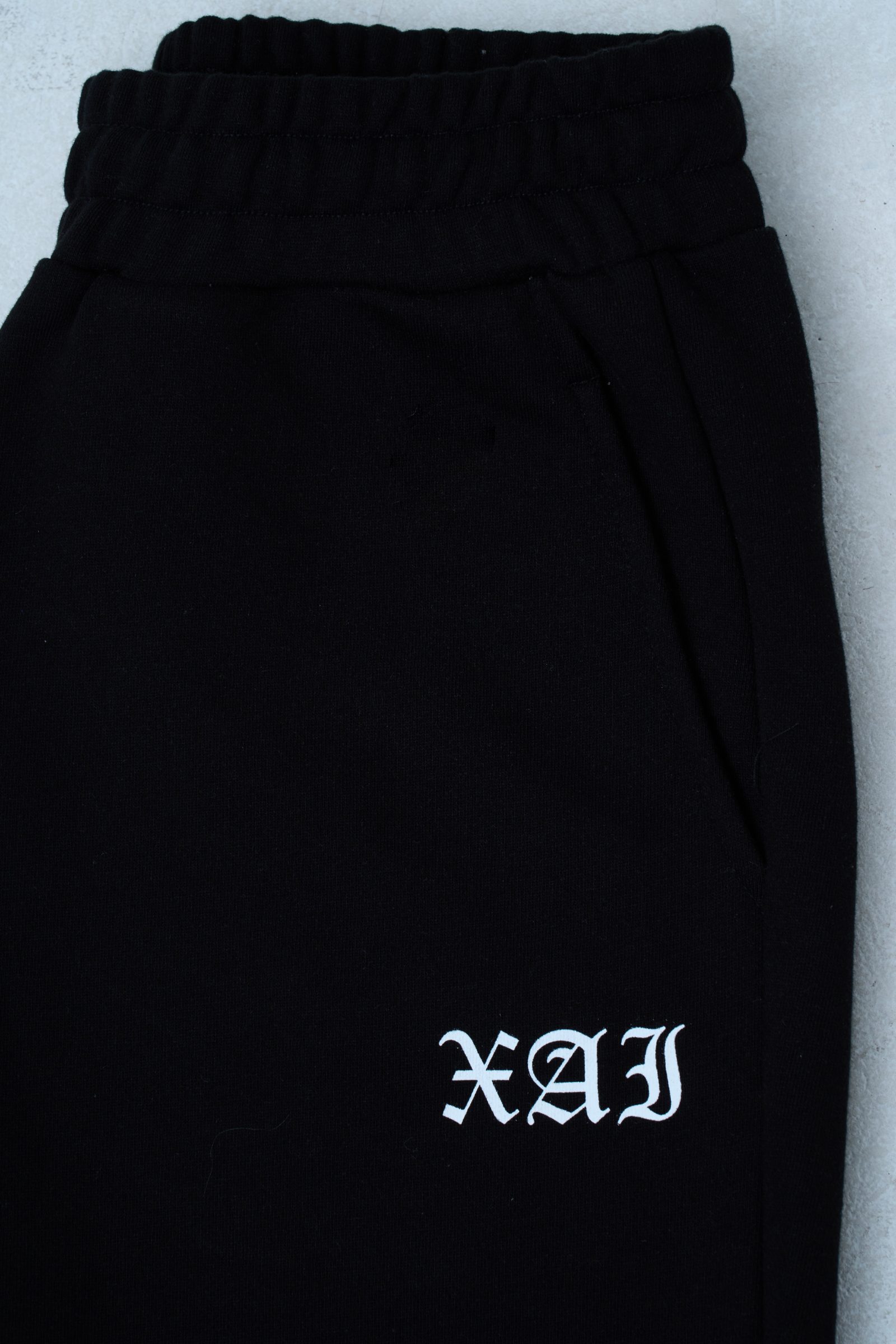 XAI Font Wide Pants - Black 4