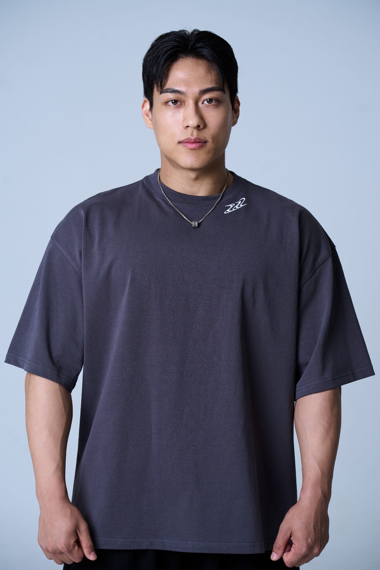 XAI Signature Logo Overfit T-Shirt - Charcoal 4